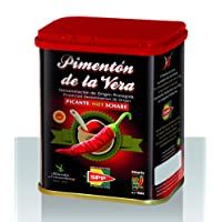 Los mejores  - Pimentón de la Vera Ahumado- Picante en Lata de 75 g- Producto con la Denominación de Origen Protegida D.O.P. Condimento…